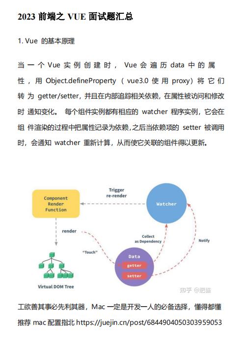 2023最新前端-Vue面試題匯總 PDF 下載 圖1