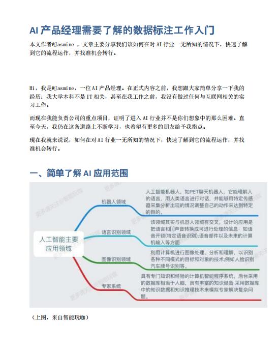 AI產品經理需要了解的數(shù)據標注工作入門 PDF 下載 圖1